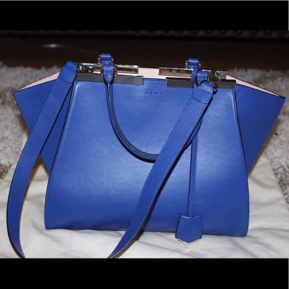 Fendi Handbags - FENDI 3Jours in Blue